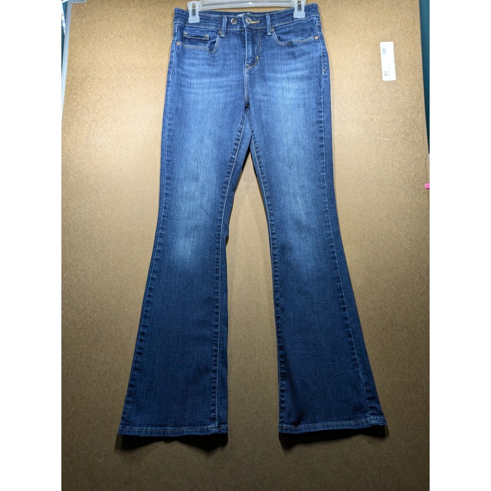 Signature Levi Strauss Gold Label Mid-Rise Bootcut Jeans Blue W27 L32 4M